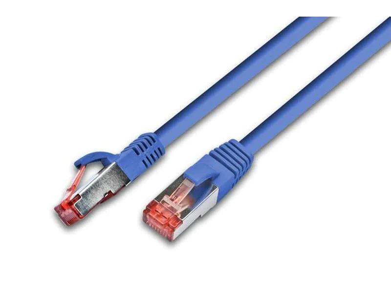 Wirewin Patchkabel RJ-45 - RJ-45, Cat 6, S/FTP, 1 m, Blau