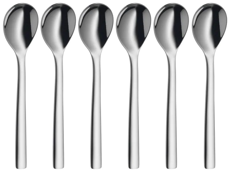 WMF Eierlöffel Nuova 6 Stück, Silber