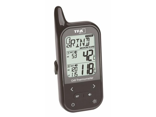 [90099975 1086702] TFA Dostmann Funk-Fleischthermometer Küchen-Chef Twin