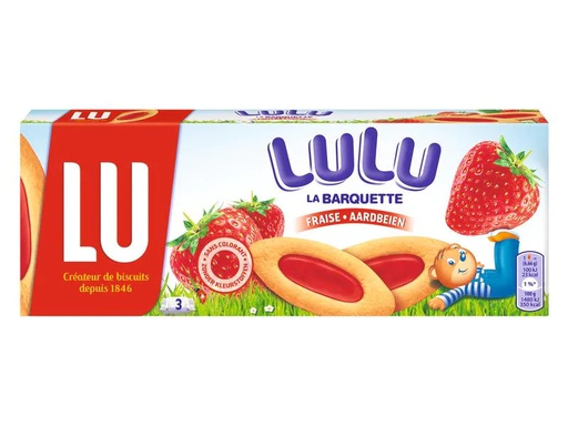 [90099981 1128877] LU Guetzli Barquette Erdbeer 120 g