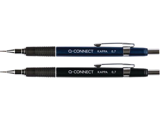 [90099995 1046045] CONNECT Minenbleistift Kappa 0.7 mm, Schwarz, Blau