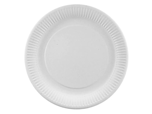 [90100016 553402] Papstar Einwegteller Pure 26 cm, 25 Stück, Weiss