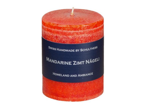 [90100209 946383] Schulthess Kerzen Duftkerze Mandarine Zimt Nägeli 8 cm