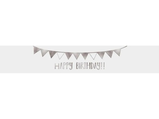 [90100429 676589] URSUS Banderole Happy Birthday aus Transparentpapier