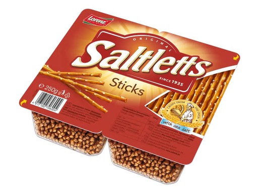 [90100607 723709] Lorenz Apéro Saltletts Sticks classic 250 g