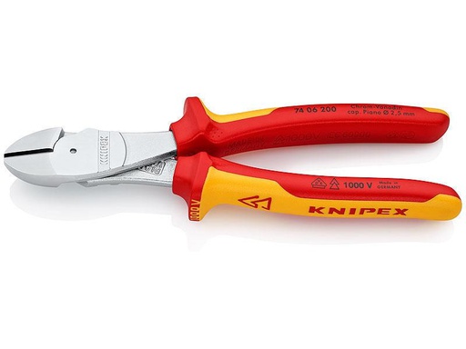 [90100659 695699] Knipex Kraft-Seitenschneider 200 mm 1000 V verchromt