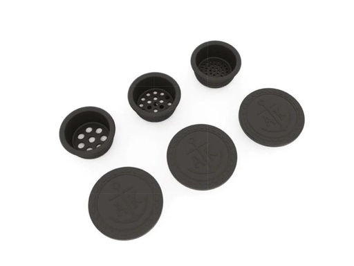 [90100822 1055157] Ankerkraut Korkenglas Streuaufsatz 3er-Set