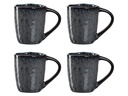 Leonardo Espressotasse Matera 90 ml, 4 Stück, Anthrazit