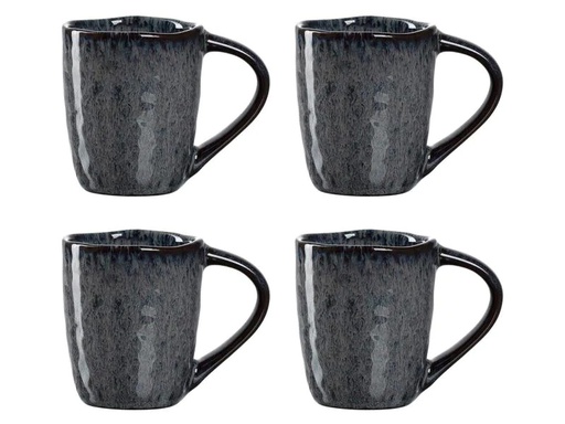[90100909 1027729] Leonardo Espressotasse Matera 90 ml, 4 Stück, Anthrazit