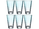 Leonardo Trinkglas Optic Pastell 300 ml, 6 Stück, Mint