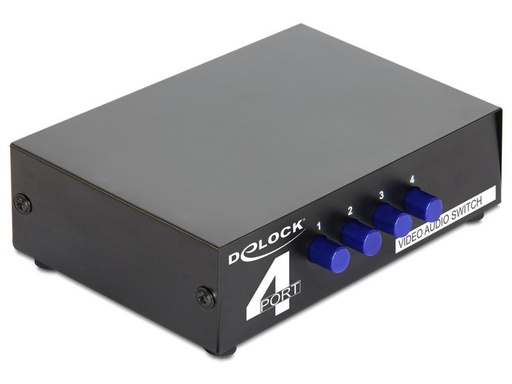 [90101295 1007203] Delock Switchbox 4 Port 3xRCA Chinch Bidirektional, manuel