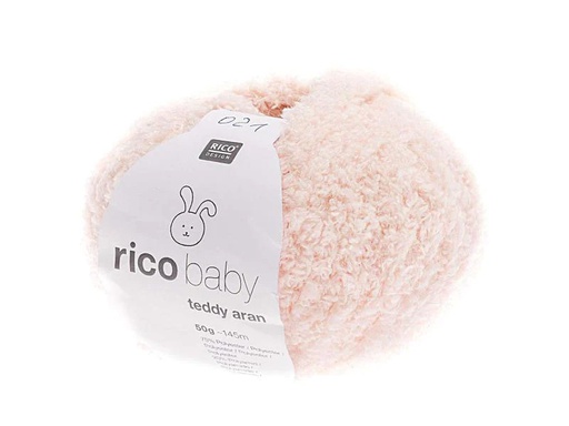 [90101476 945237] Rico Design Wolle Baby Teddy Aran 50 g Hellrosa