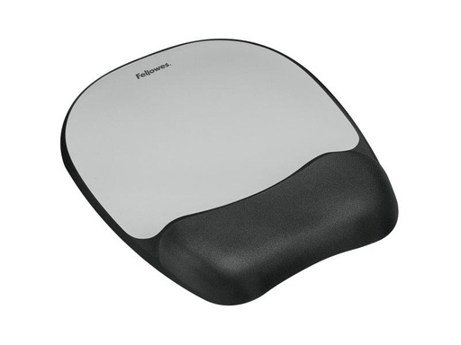 [90101648 145584] Fellowes Ergonomische Mausmatte Schwarz/Silber