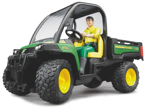 [90101906 291222] Bruder Spielwaren Landwirtschaftsfahrzeug John Deere Gator 8550 mit Fahrer