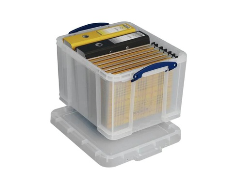 [90102064 291377] Really Useful Box Aufbewahrungsbox 35 Liter Transparent