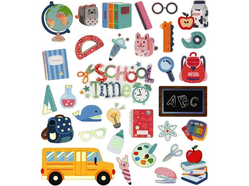 [90102122 1058014] Creativ Company Motivsticker Schule 1 Blatt