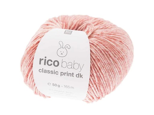 [90102332 945209] Rico Design Wolle Baby Classic Print dk 50 g Pink