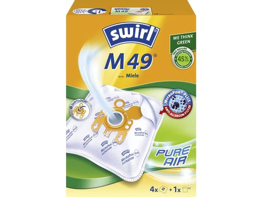 [90102354 572749] Swirl Staubfilterbeutel M 49 4 Stück