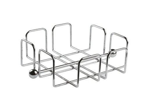 [90102626 908797] Paderno Serviettenhalter 19 cm x 19 cm Silber