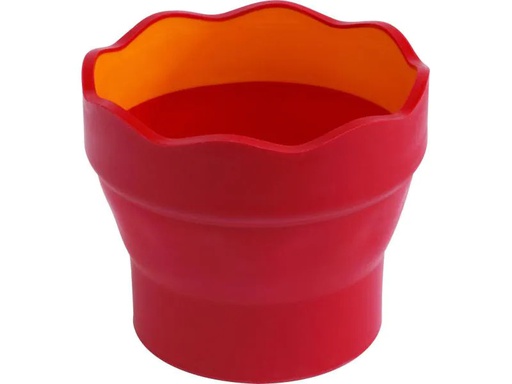 [90102834 924264] Faber-Castell Wasserbecher Clic&amp;Go Himbeer