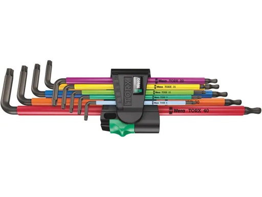 [90102849 770040] Wera Winkelschlüssel-Set T8-T40 farbig lang