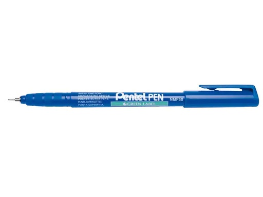 [90102980 1178291] pentel Fineliner Green Label 0.4 mm 0.4 mm, Blau