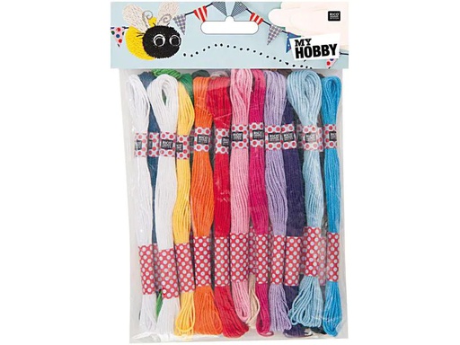 [90103003 991896] Rico Design Stickgarn Set Basic 8 m 24-teilig