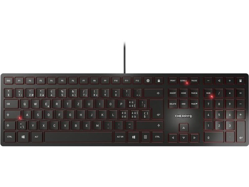 [90103046 1013844] Cherry Tastatur KC 6000 Slim CH-Layout Schwarz