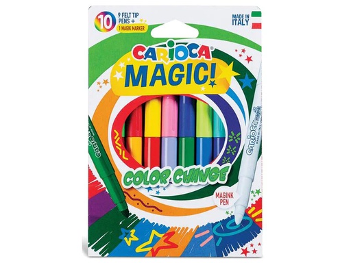[90010290 722667] Carioca Color Change 10 Stück, Mehrfarbig