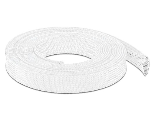 [90103131 1077556] Delock Kabelschlauch dehnbar, 5m x 19 mm Weiss