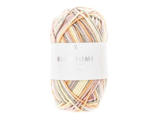 [90103284 1208401] Rico Design Wolle Creative Ricorumi DK Print 25 g, Rosa-Gelb
