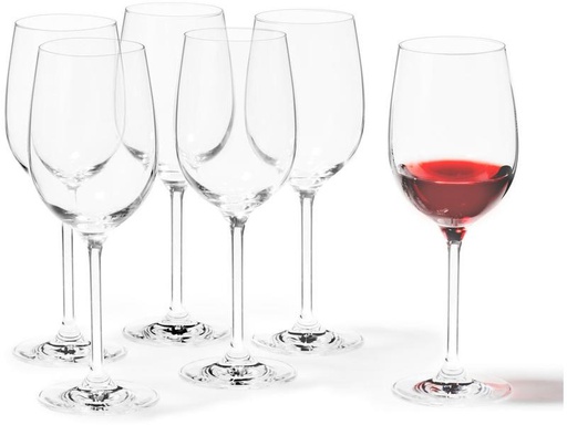 [90103339 552329] Leonardo Weissweinglas Ciao+ 370 ml, 6 Stück, Transparent