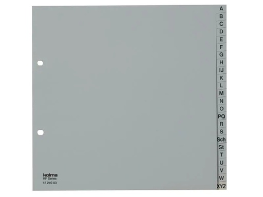 [90103692 830666] Kolma Register A4 KolmaFlex A-Z, teildeckend