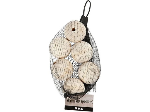 [90103732 849542] Creativ Company Holzperlen D: 40 mm Lochgrösse: 7 mm