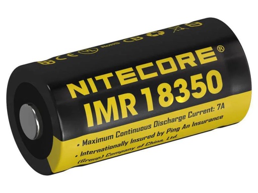 [90103742 1026842] Nitecore Akku NI18350A IMR 18350 700 mAh
