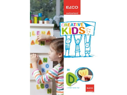 [90103763 1059661] ELCO Motivsticker Creative Kids Buchstaben, 10 Blatt