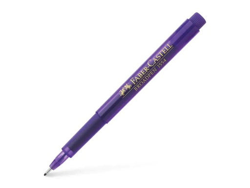 [90103798 924350] Faber-Castell Fineliner Broadpen 1554 0.8 mm, Violett