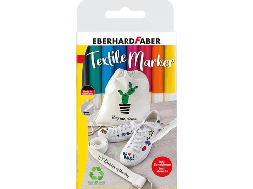 [90103824 1207272] Eberhard Faber Textilmarker 8 Stück