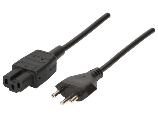 [90010380 240688] Max Hauri Netzkabel 2 m C15A-T12