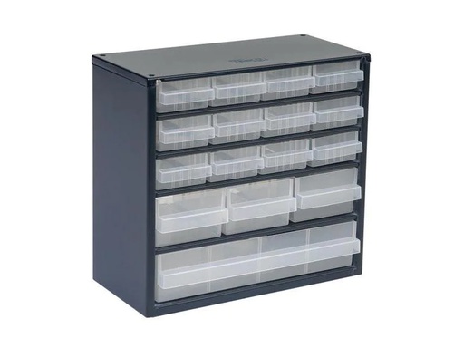 [90010381 366454] Raaco Stahlmagazin 616-123 16 Schubladen