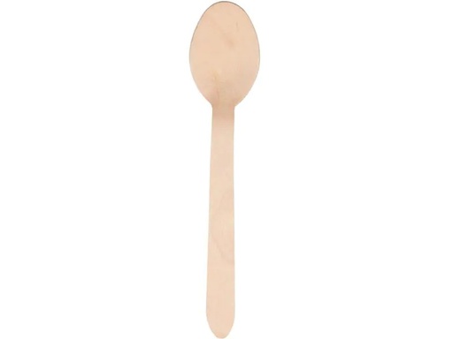 [90104068 553388] Papstar Einweg-Löffel Pure Holz 100 Stück Braun