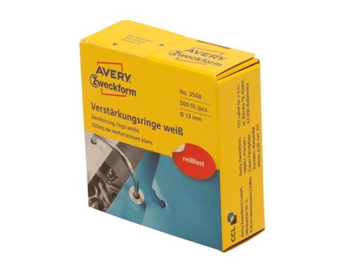 [90104181 926278] Avery Zweckform Verstärkungsringe 3508 Ø 13 mm