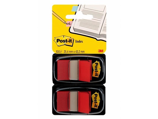 [90001019 962478] Post-it Page Marker Post-it Index 680-B2  Rot, 2 Stück