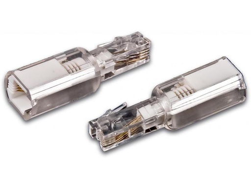 [90104796 107102] Wirewin Telefonadapter RJ-10, Kabelentwirrer für Telefonhöhrer