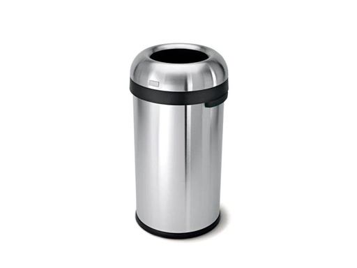 [90104845 885078] Simplehuman Abfalleimer CW1407 60 Liter, Silber