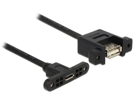 [90104856 432063] Delock USB 2.0-Einbaukabel  USB A - Micro-USB B 1 m