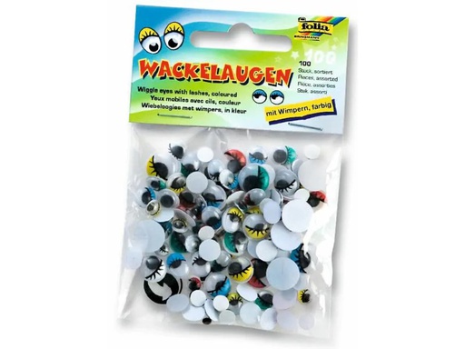 [90105168 643852] Folia Wackelaugen  100 Stück
