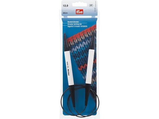 [90105206 1175067] Prym Rundstricknadel Ø 12 mm x 80 cm, Kunststoff