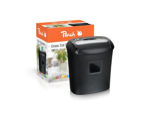[90105282 525497] Peach Bürogeräte Aktenvernichter PS500-40 P-4, 10 Seiten