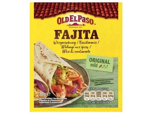 [90105430 957342] Old El Paso Fajita Seasoning Mix 30 g